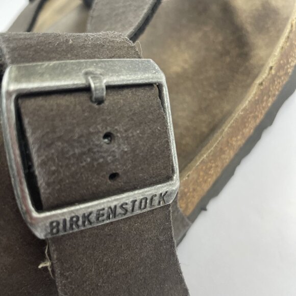 Birkenstock Gizeh Sandals Women’s 41 Size US 10-10.5 Brown Birko-Flor Thong - Picture 5 of 10